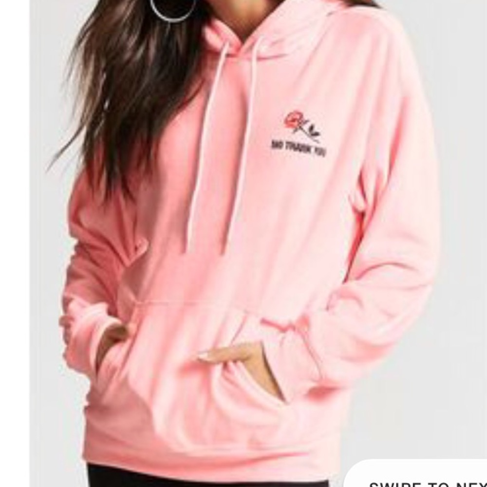 No thank you(embroidered) hoodie